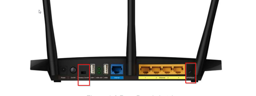 TP-link router reset