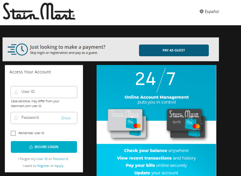 Stein Mart Credit Card Login