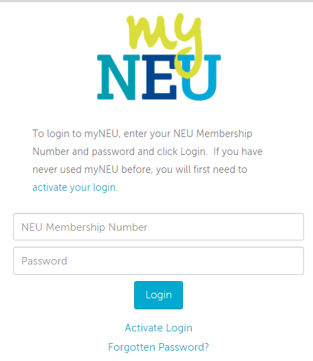 my neu login