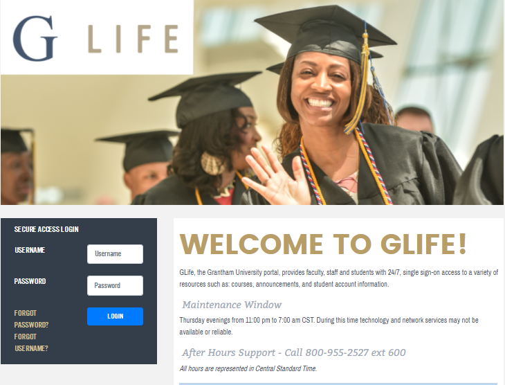 glife grantham student login