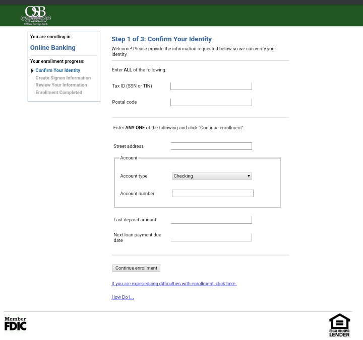 Ottawa Savings Bank Login