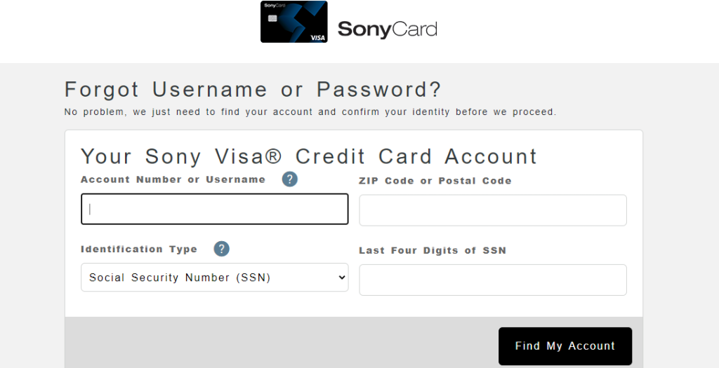 Sony Visa Credit Card