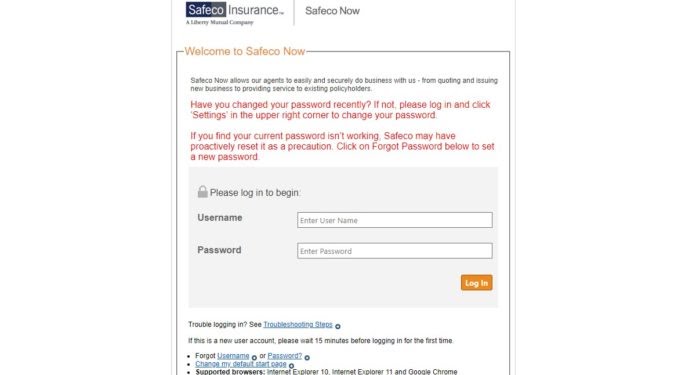 Safefco Safesite Login