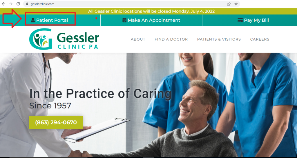 Gessler Clinic Patient Portal