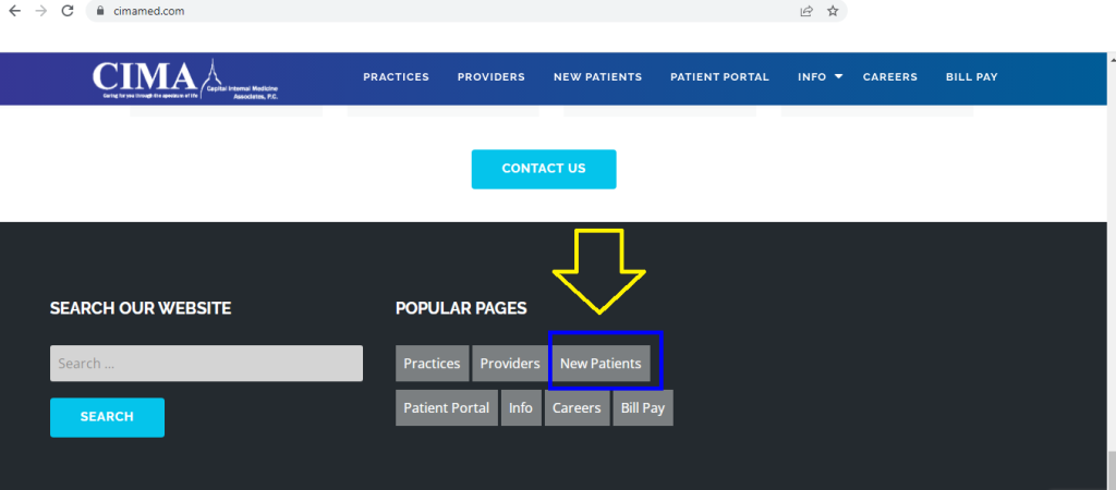 Cima Patient Portal