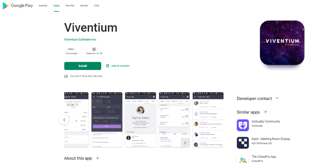 Viventium Employee Login 