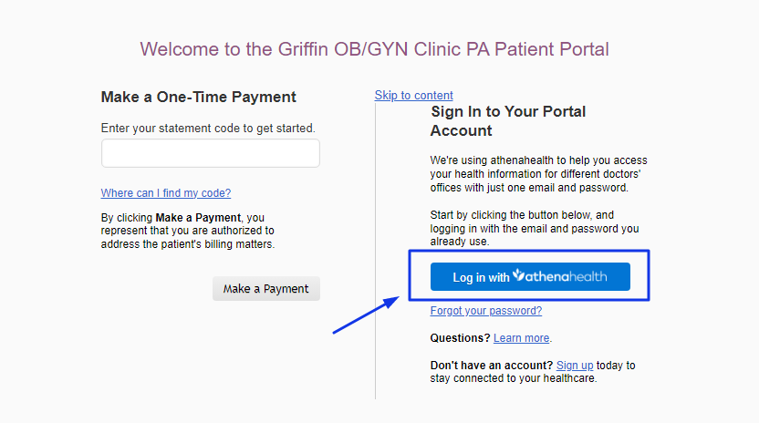 Griffin ObGyn Patient Portal