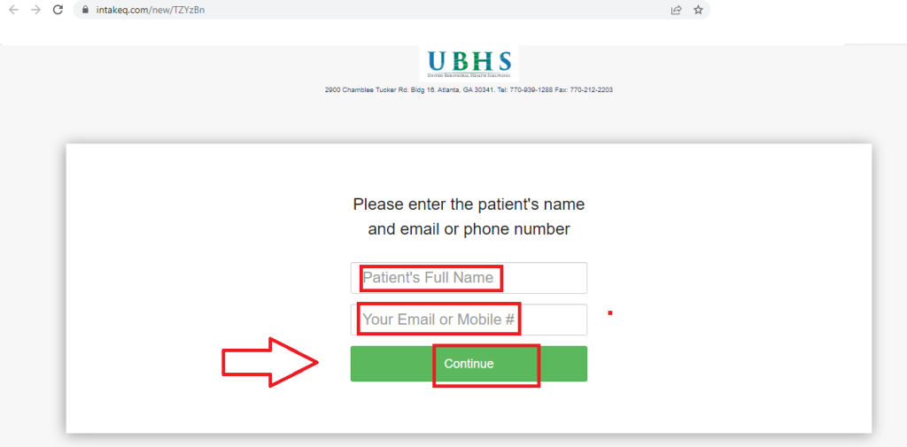 UBHS Patient Portal