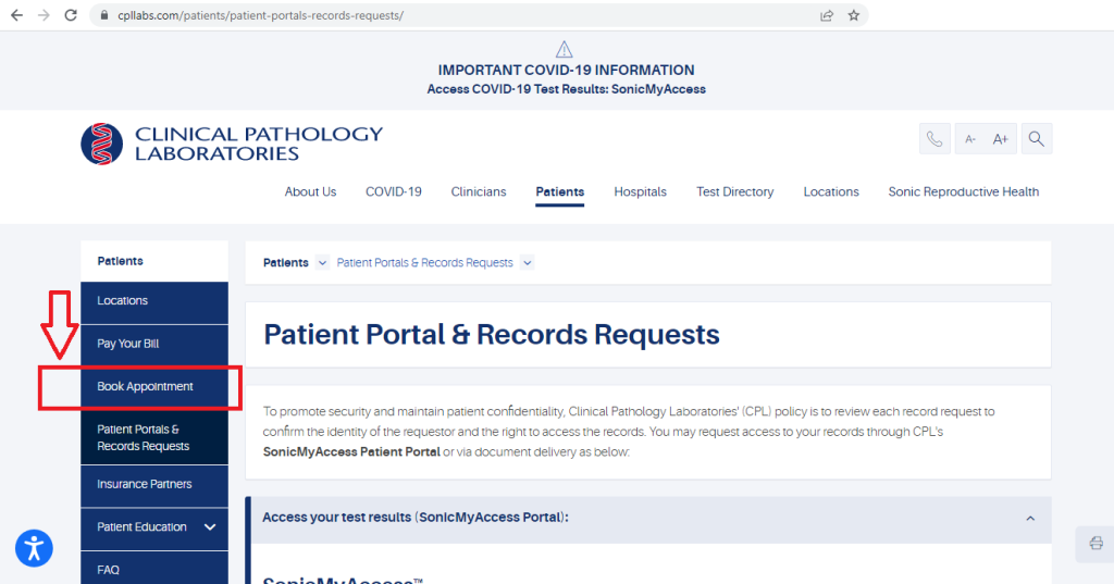 Dxlink Patient Portal