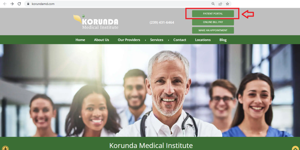 Korunda Medical Patient Portal 