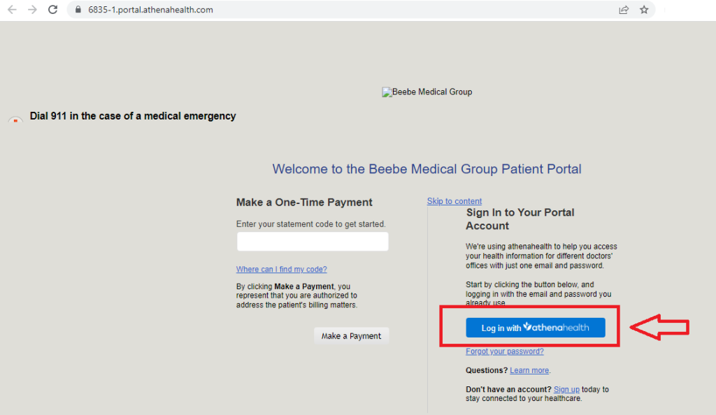 Beebe Patient Portal 