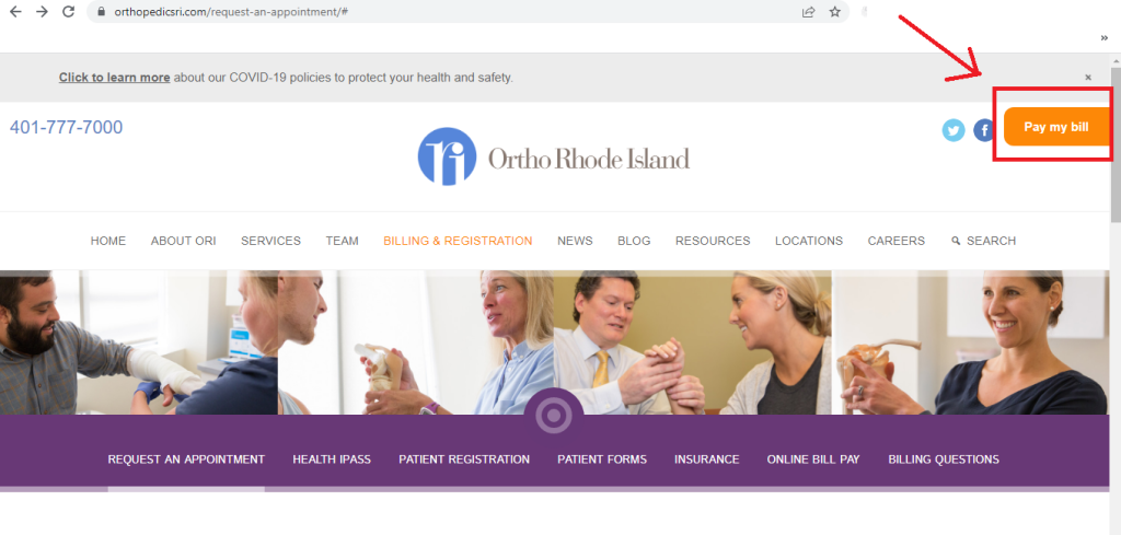 Ortho Rhode Island Patient Portal