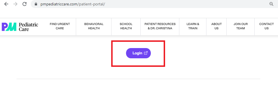 Pm Pediatrics Patient Portal 