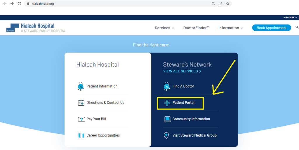 Hialeah Hospital Patient Portal Log In