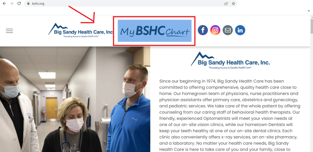 BSHC Patient Portal Log In