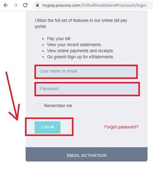 Ortho Rhode Island Patient Portal Log In Login Portal