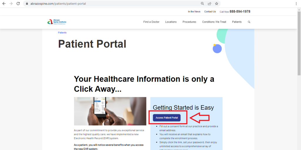 Abrazo Patient Portal Log In