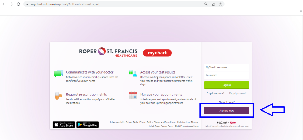 Roper Patient Portal