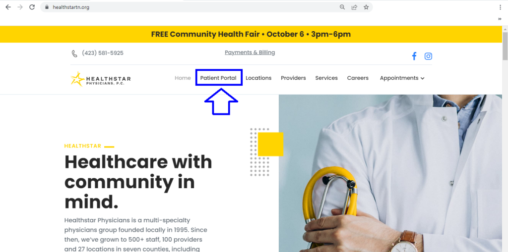 Healthstar Patient Portal