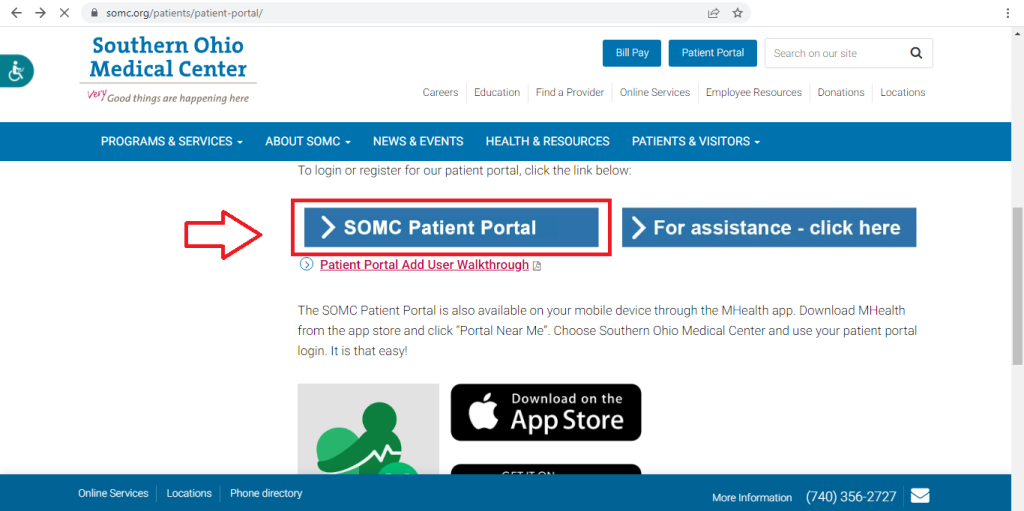 SOMC Old Patient Portal