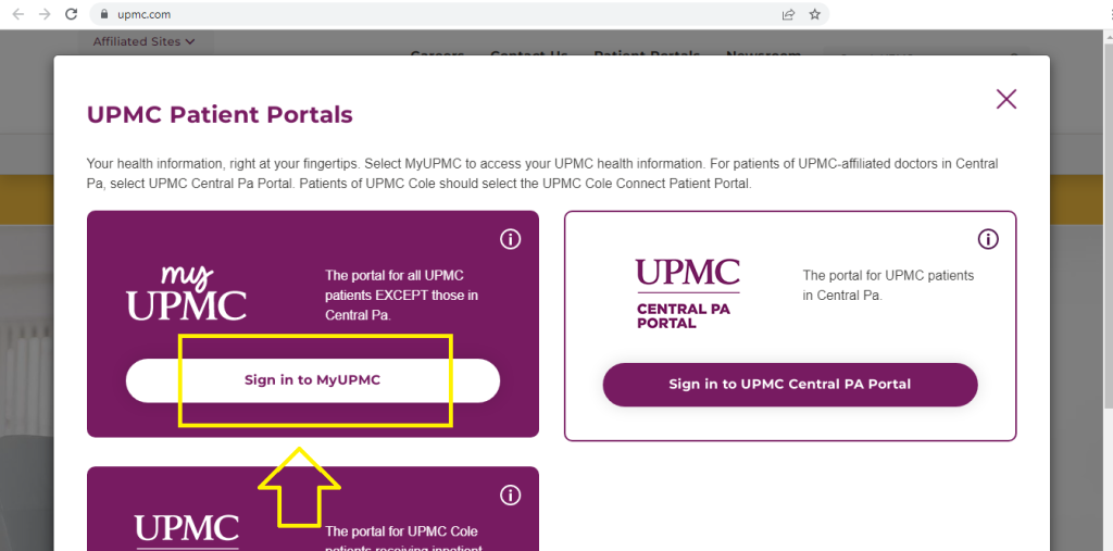 MyUPMC Health Patient Portal