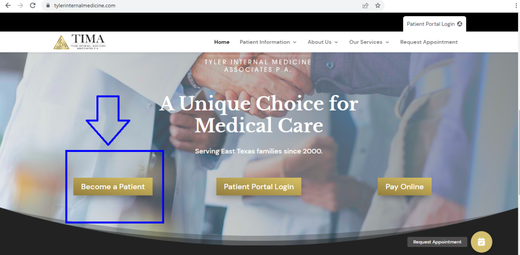 TIMA Patient Portal