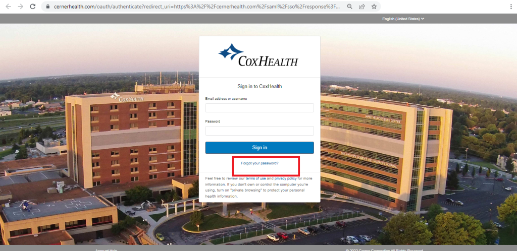 Cox Health Patient Portal Login 