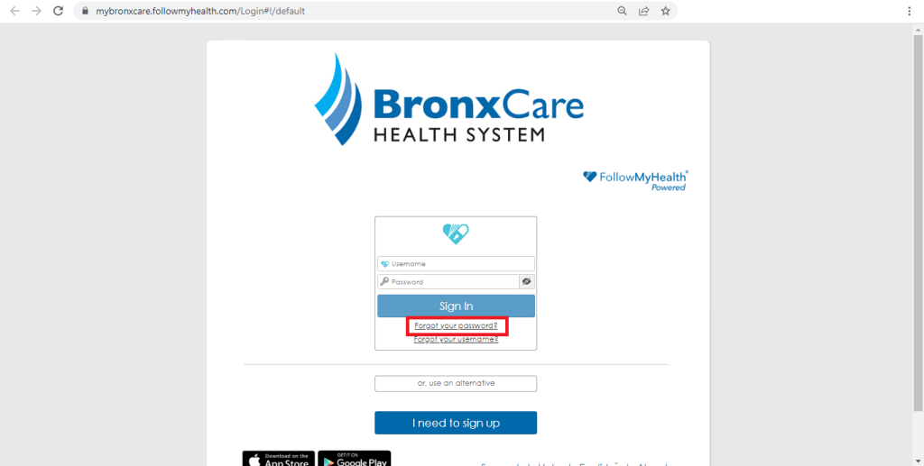 Bronxcare Patient Portal