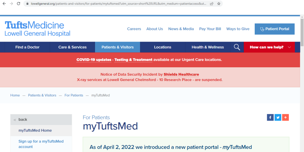 Circle Health Patient Portal 