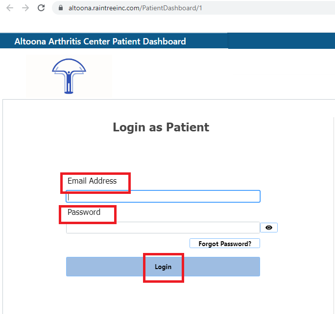 Altoona Arthritis Patient Portal 