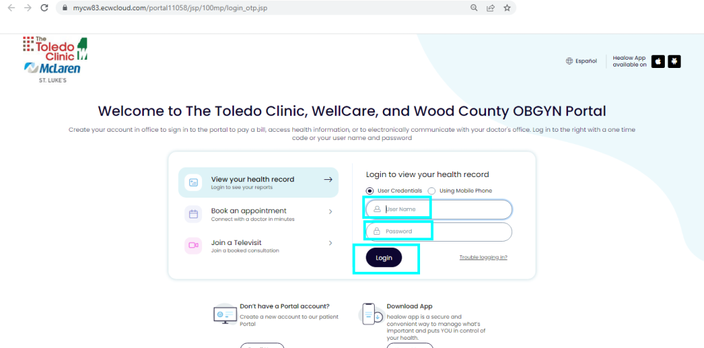 Toledo Clinic Wellcare Patient 