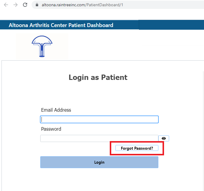 Altoona Arthritis Patient Portal 