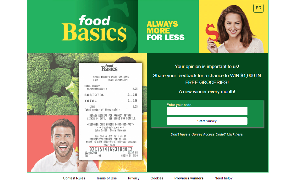 Food Basics Feedback Survey