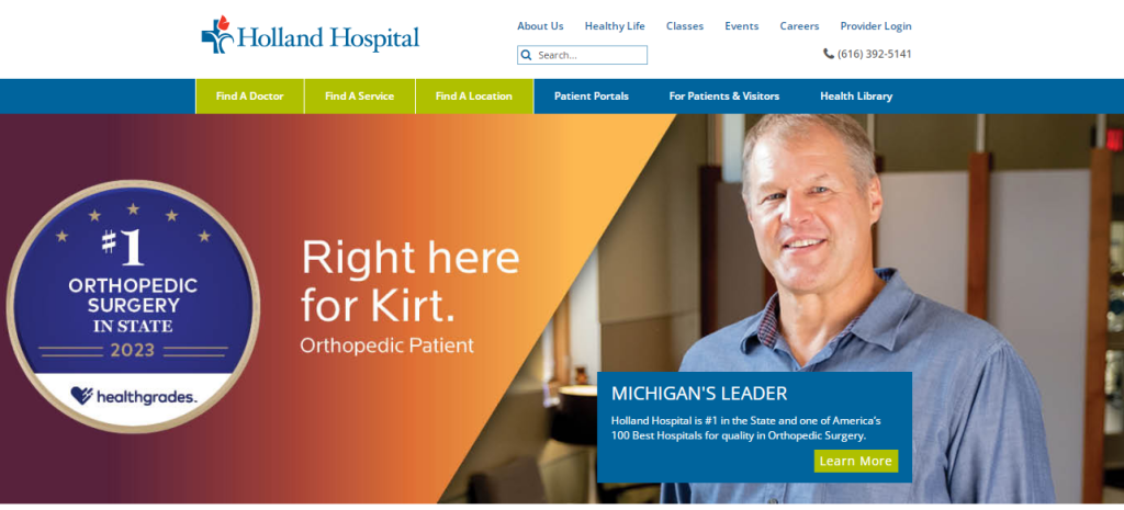 Holland Hospital Patient Portal