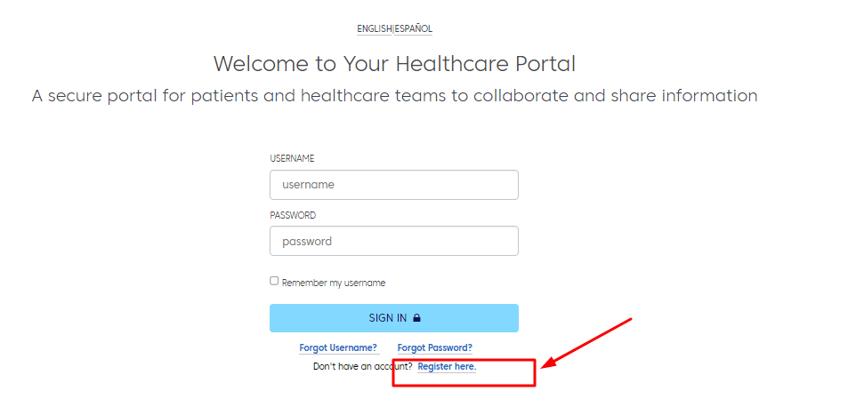 National Park Medical Center patients portal