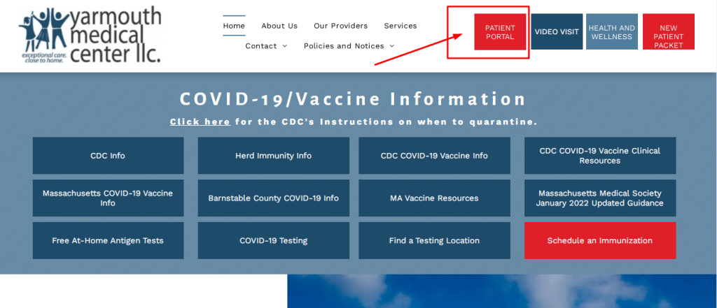 Yarmouth Medical Center Patient Portal