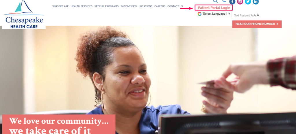 Chesapeake Health Care Patient Portal