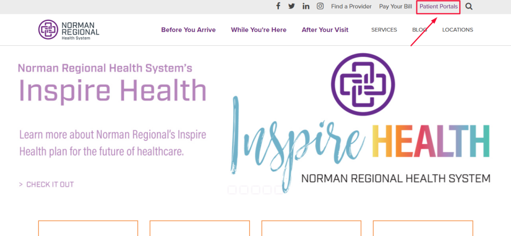 Norman Regional Hospital Patient Portal 