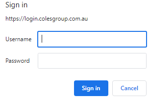 MyColes Login