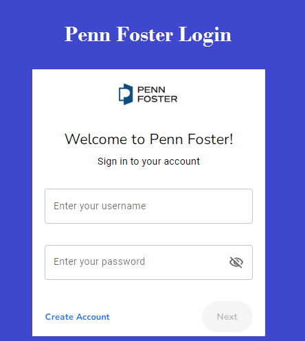 Penn Foster Login