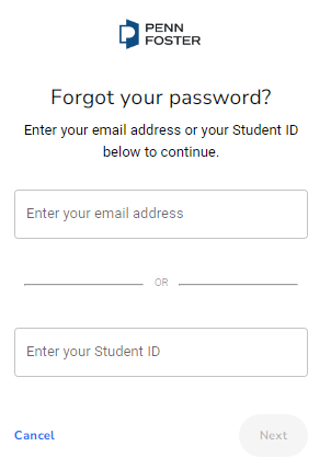Resetting Your Penn Foster Sign In Password
