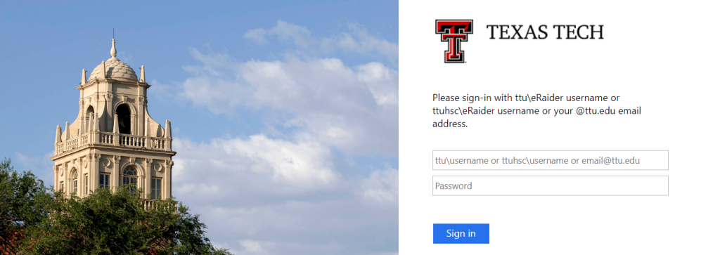 TTU Blackboard Login