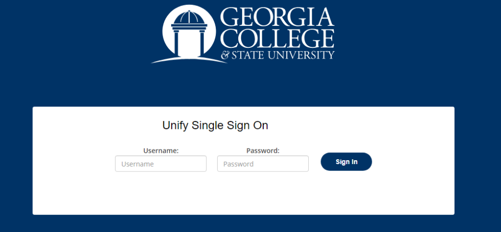 GCSU Unify Login