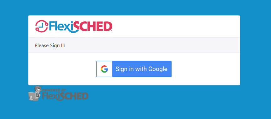 Flexisched Login