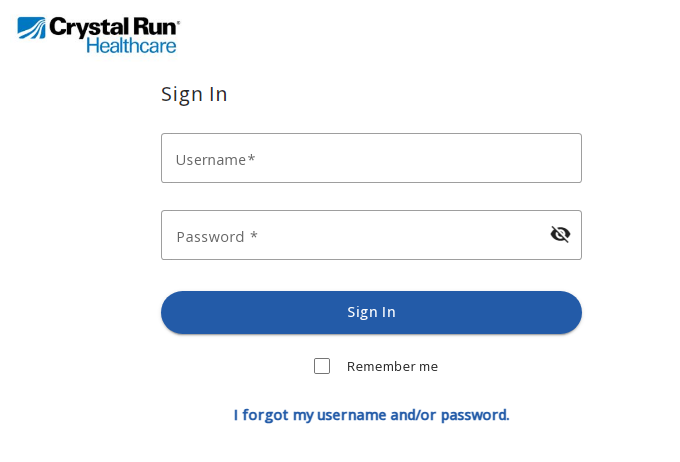 Crystal Run Patient Portal