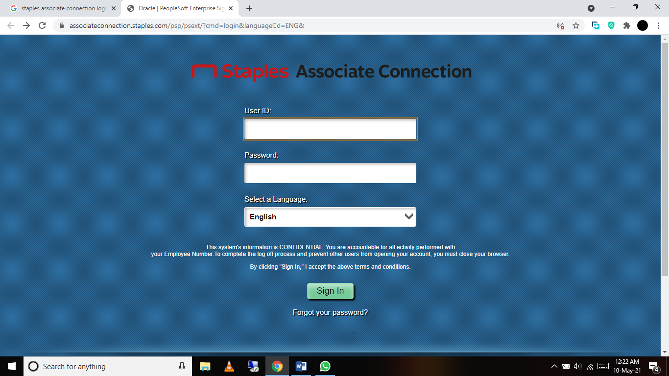 Staples Associate Connection Login Login https