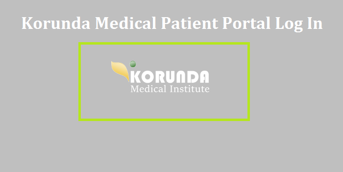 Korunda Medical Patient Portal