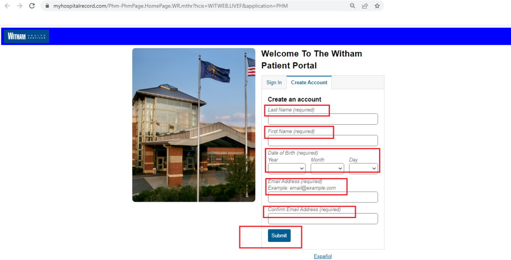 Witham Patient Portal