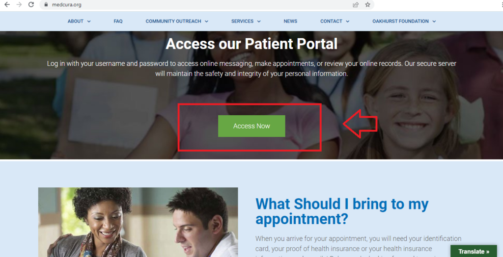 Medcura Health Patient Portal