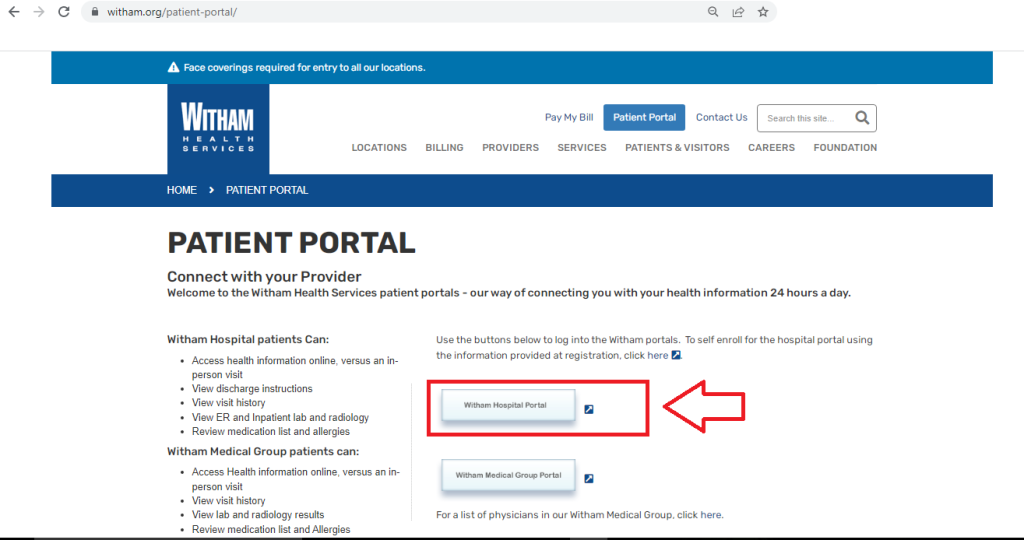 Witham Patient Portal